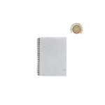 LUGO - eco-neutral® B6 Soft Cover Handmade Seed Paper Spiral Notebook