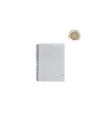 LUGO - eco-neutral® B6 Soft Cover Handmade Seed Paper Spiral Notebook