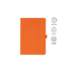 JURSI - Giftology A5 PU Notebook with Pen Loop - Orange