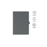 JURSI - Giftology A5 PU Notebook with Pen Loop - Grey