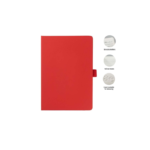 JURSI - Giftology A5 PU Notebook with Pen Loop - Red