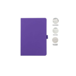 JURSI - Giftology A5 PU Notebook with Pen Loop - Violet