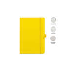 JURSI - Giftology A5 PU Notebook with Pen Loop - Yellow
