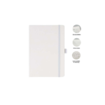JURSI - Giftology A5 PU Notebook with Pen Loop - White