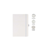 JURSI - Giftology A5 PU Notebook with Pen Loop - White
