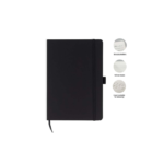 JURSI - Giftology A5 PU Notebook with Pen Loop - Black