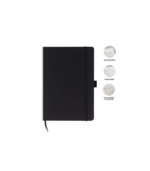 JURSI - Giftology A5 PU Notebook with Pen Loop - Black