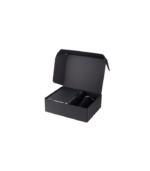 KOKSI - Giftology Set of Double Walled Tumbler, A5 Notebook and Pen - Black