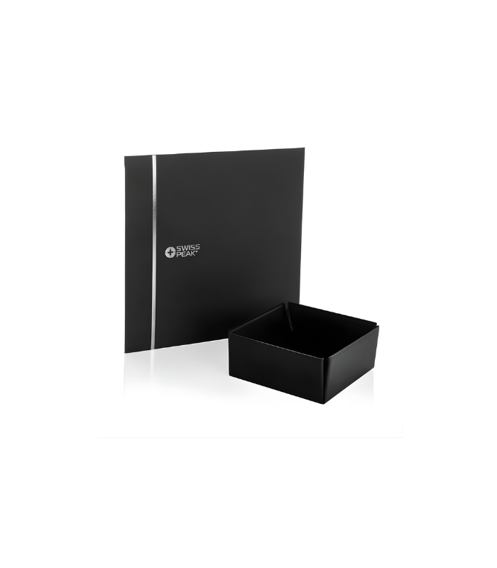 Swiss Peak® RCS Recycled PU Foldable Magnetic Storage Tray - Black