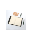 LENZEN - CHANGE ZERO Sustainable Gift Set with Refillable Notebook, Pen & USB Keychain - Green - Image 8