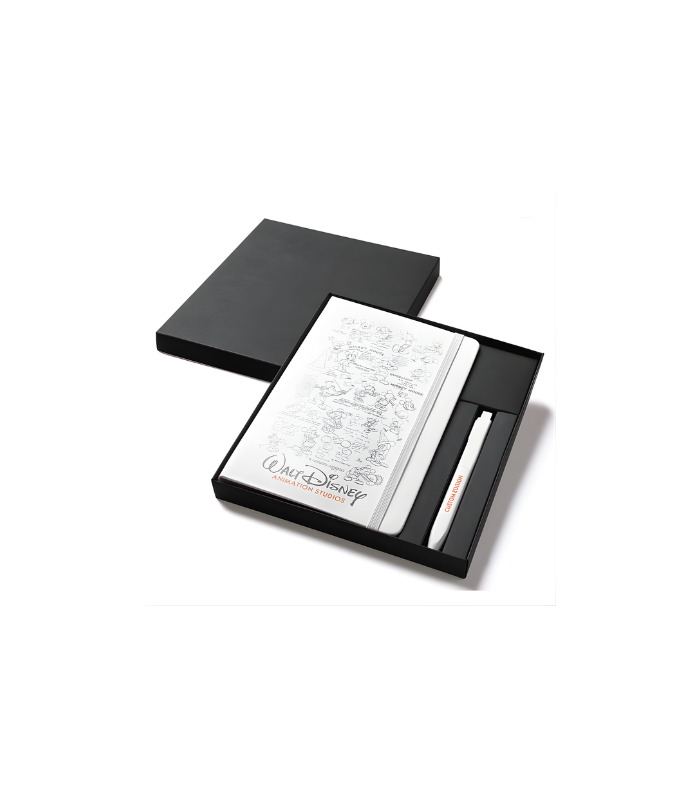 Moleskine Classic Large Notebook & Go Pen Set (White)