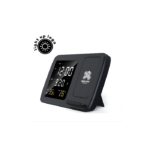 RISE - Giftology Digital Alarm Clock & Wireless Charger - Black