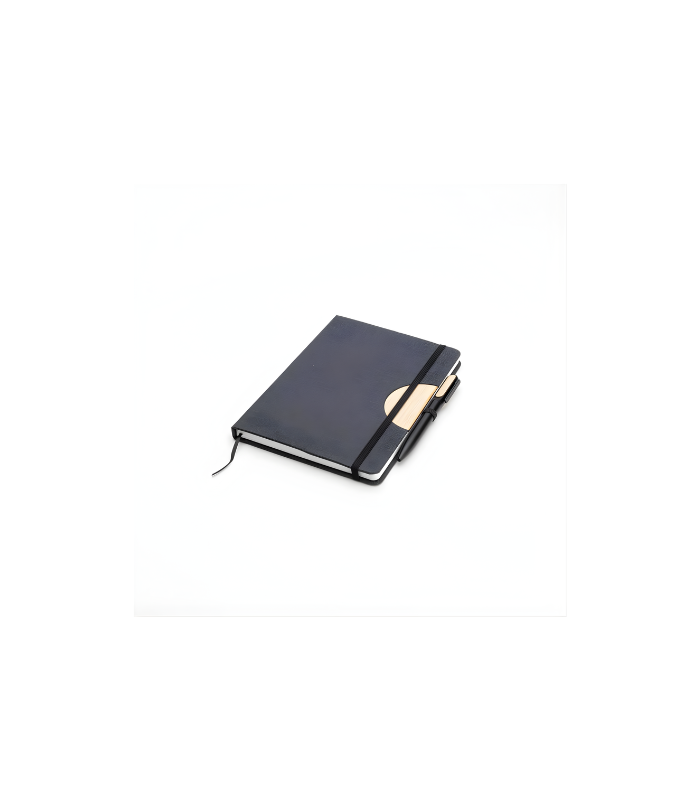 BUNDE - Set of A5 Notebook and Pen with Bamboo Element