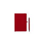 BORNA - Giftology A5 Hard Cover Notebook and Pen Set - Red