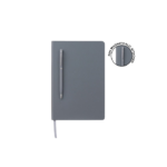 CAMPINA - Giftology A5 Hard Cover Notebook with Metal Pen - Grey