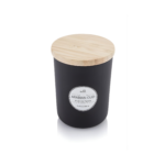 NOUM - Arabic Oudh Scented Glass Candle with Bamboo Lid - Black