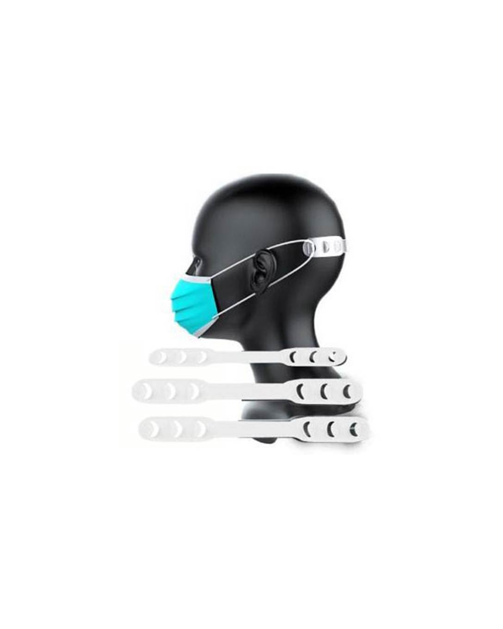NIVALA - Mask Extension Strap Accessory - White Color