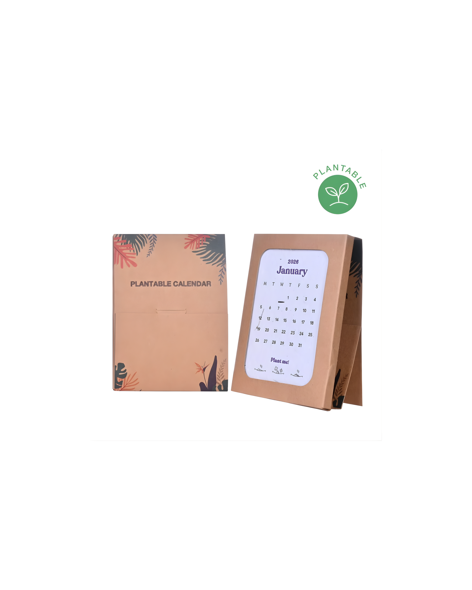 eco-neutral® Plantable Calendar with 12 Sheets Seed Paper