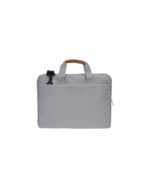 SLOTEN - Santhome® 15" Laptop Bag - Grey/Tan - Image 2